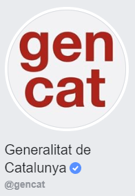 Captura Cuenta Facebook Gob Catalan 1