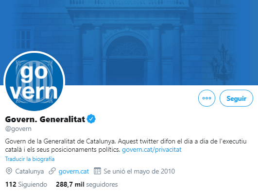Cuenta Twitter Gob Catalan 3