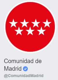 Cuenta facebook gob madrileno 1