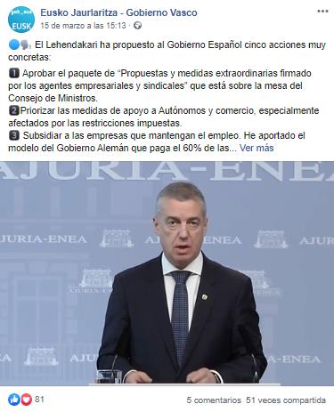 Imagen de publicacion de gobierno vasco en Facebook 2