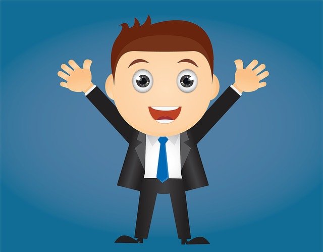 Trabajador feliz
