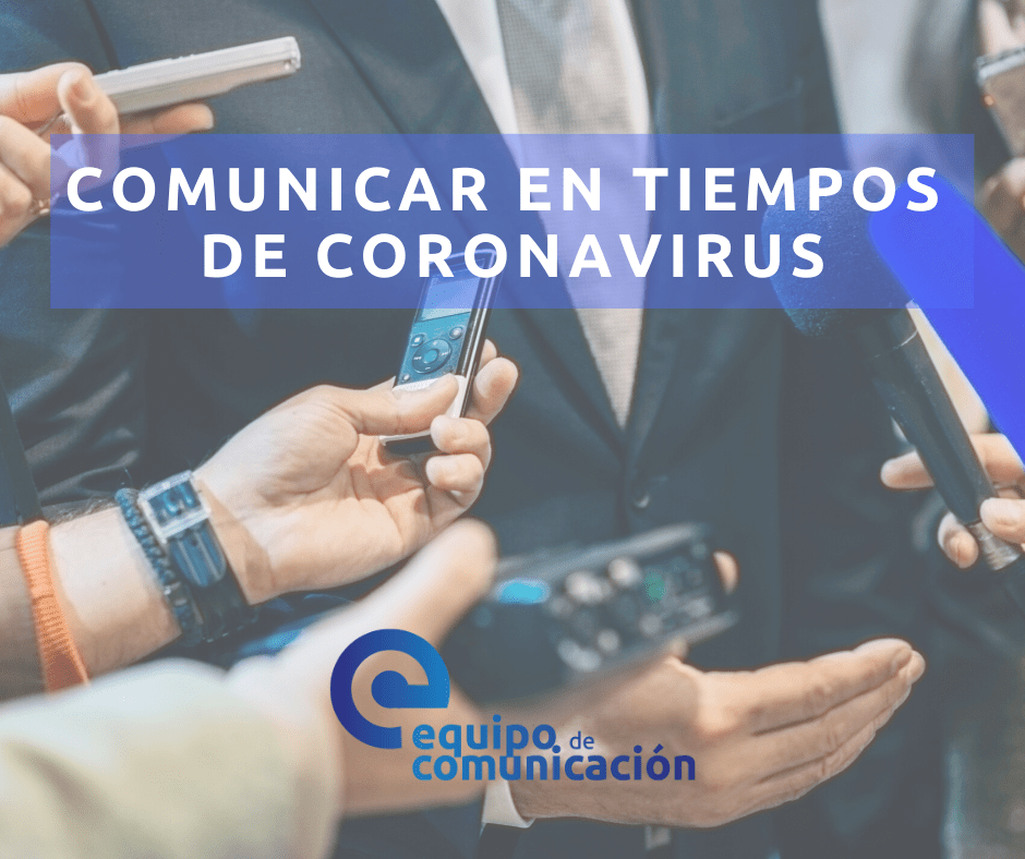 articulo titulado comunicar en tiempos de coronavirus