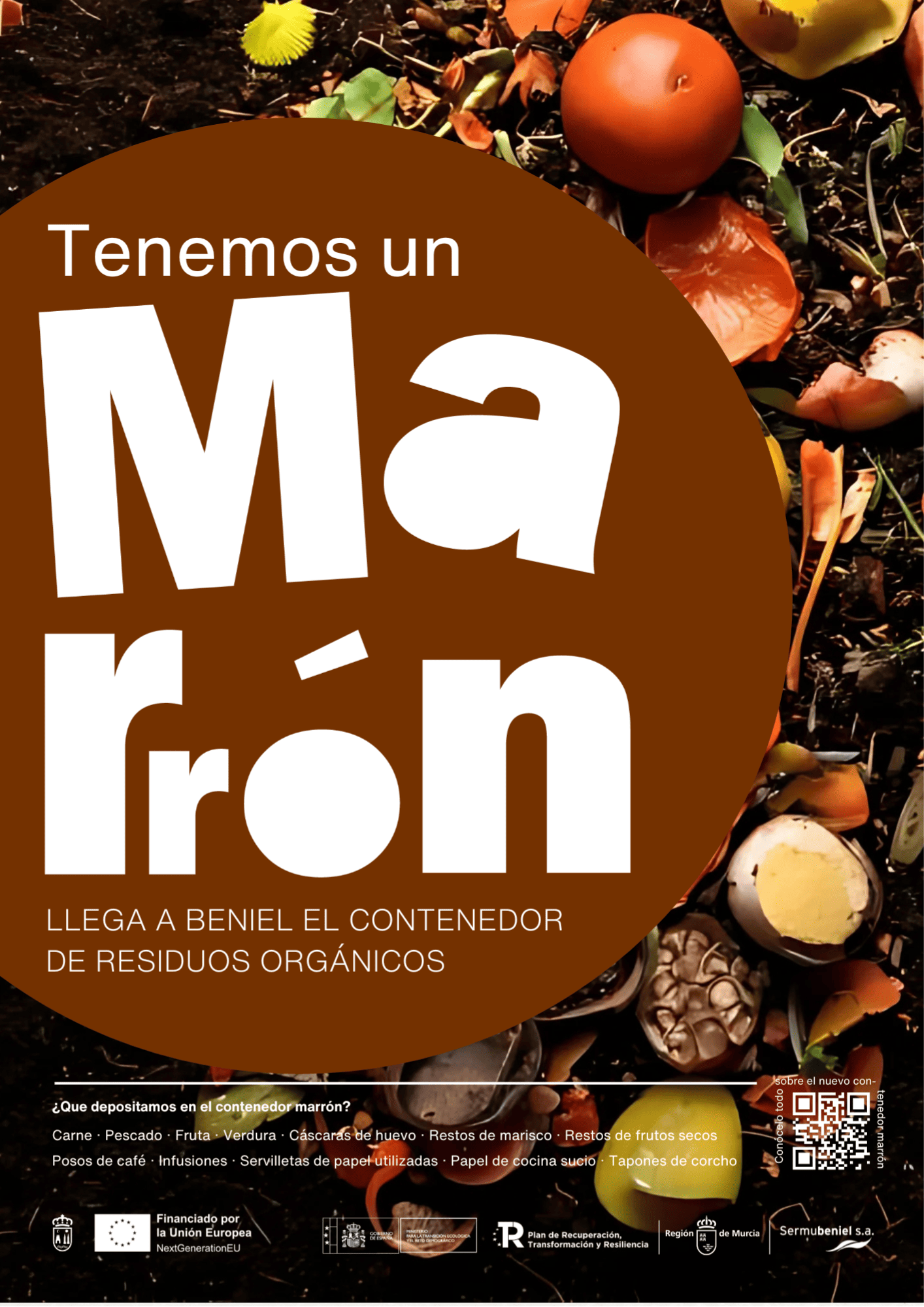 Segunda pieza grafica de la campana Tenemos un Marron